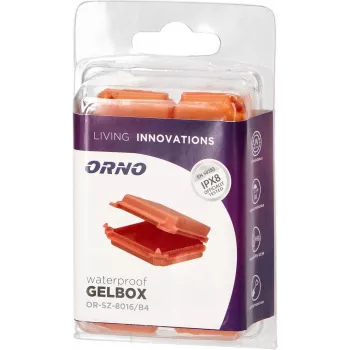 ORNO Gelgevulde beschermingsaftakdoos IPX8, klein, blisterverpakking, 4 stuks OR-SZ-8016/B4