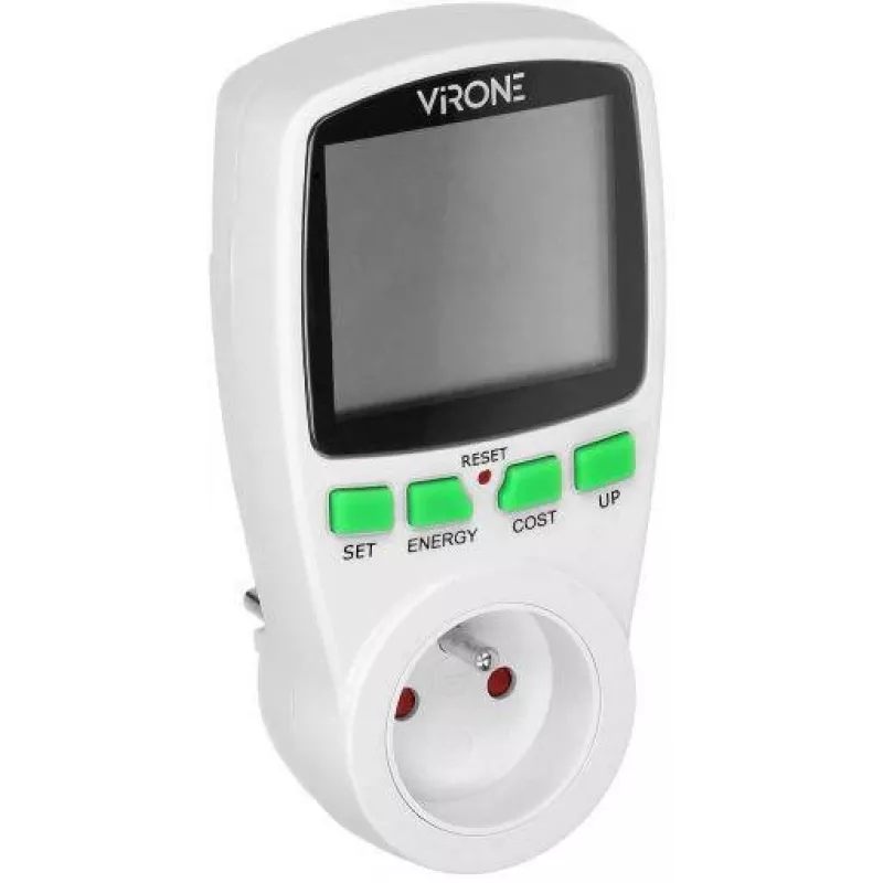 VIRONE EM-4 wattmeter met enkel tarief en energieberekenaar