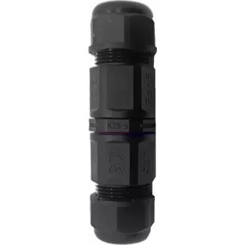 ORNO OR-AE-13621 Rechte inline-kabelverbinder, IP68, 5-polig, 4 mm², 400V/20A