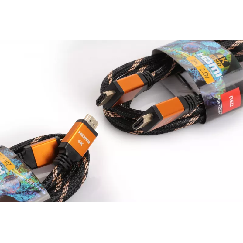 HDMI-HDMI-kabel Opticum RED 4K UHD - 0,5 m (v2.0)