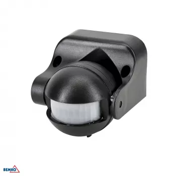 BEMKO PIR-bewegingssensor 1200W 180° zwart