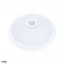 BEMKO TAZAN Plafondlamp met PIR-sensor 2x40W E27 IP20 glas+staal+kunststof wit