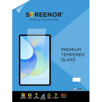 SCREENOR gehard glas displayschermfolie voor Apple iPad Pro 10,5 inch (2017) - 9H hardheid, oleofobe coating, 2,5D afgeronde randen, Ultra-Clear HD