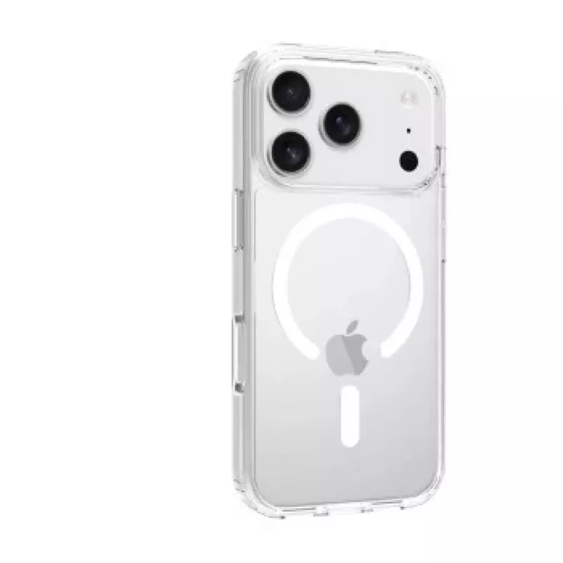 SCREENOR bumperhoesje voor Apple iPhone 17 Pro, MagSafe-compatibel, transparant