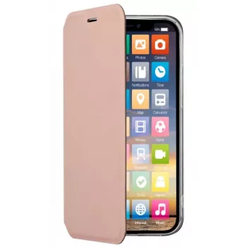 SCREENOR Clever portemonneehoesje voor Apple iPhone 12 / 12 Pro - roze