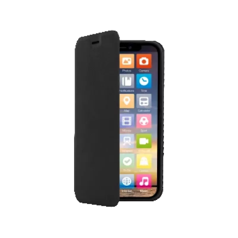SCREENOR CLEVER SAMSUNG A57 ZWART portemonneehoesje