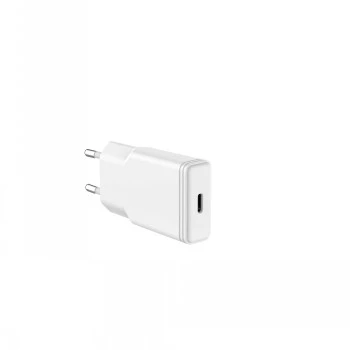 GRATEQ TAHKO 20W USB-C PD wandlader bundel met 1,5m USB-C naar Lightning kabel, wit