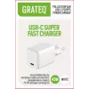 GRATEQ PALLAS GaN USB-C 45W voeding wit