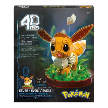SPINMASTER 4D Build - Pokémon Eevee 3D puzzelmodelkit (83 delen)