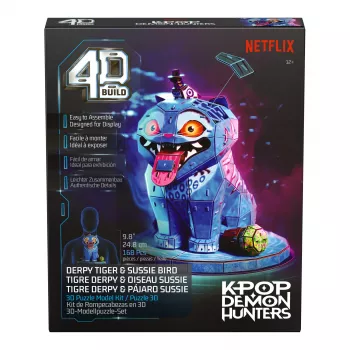 SPINMASTER 4D Build - K-Pop Demon Hunters - Derpy Tiger and Sussie Bird 3D puzzelmodelbouwset