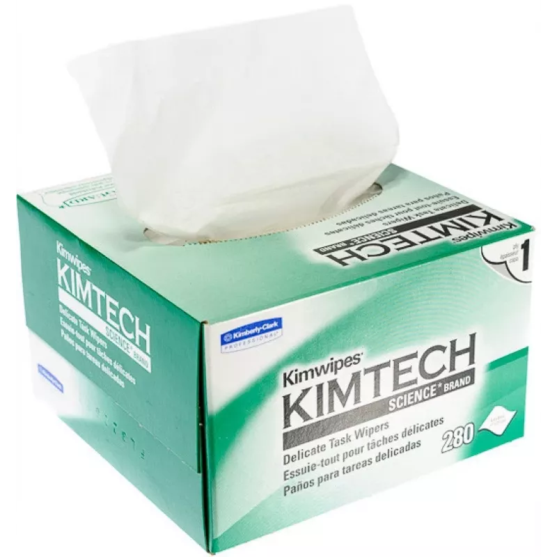 KIMBERLY-CLARK KIMTECH SCIENCE Delicate Task Wipers, 280 doekjes per doos, wit, 1-laags, pluisarm, dispenserdoos