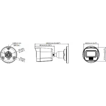 Hikvision DS-2CE16K0T-LPFS 3K 4-in-1 bullet-camera met 2,8mm lens en witlicht