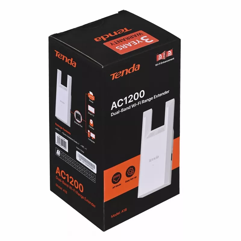 Tenda A18 AC1200 dualband wifi-repeater
