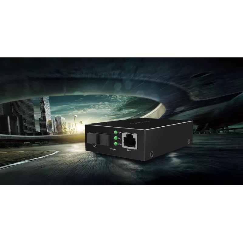 Tenda TFC100A Fast Ethernet mediaconverter, single-mode SC, 20 km