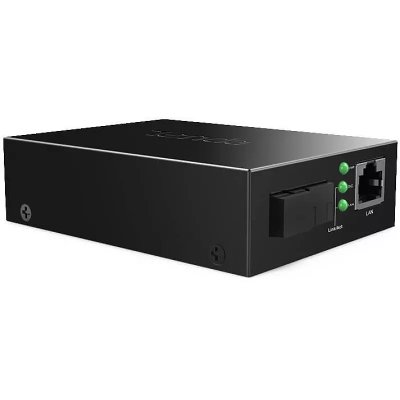 Tenda TFC300A mediaconverter Ethernet naar glasvezel SC singlemode 20 km