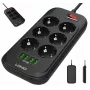 LDNIO SE6403 stekkerdoos, 6 stopcontacten + 4 USB