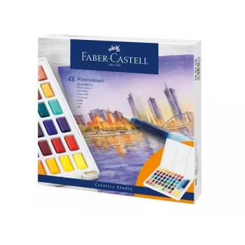 Faber-Castell Polychromos kunstenaarskleurpotloden - 48 stuks - kleuren assorti