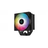 Deepcool AG500 BK ARGB single tower CPU-koeler, zwart, 120mm PWM-ventilator, 5 heatpipes, Intel/AMD