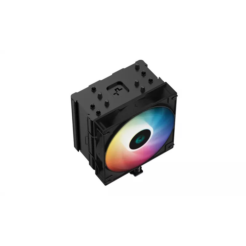 Deepcool AG500 BK ARGB single tower CPU-koeler, zwart, 120mm PWM-ventilator, 5 heatpipes, Intel/AMD