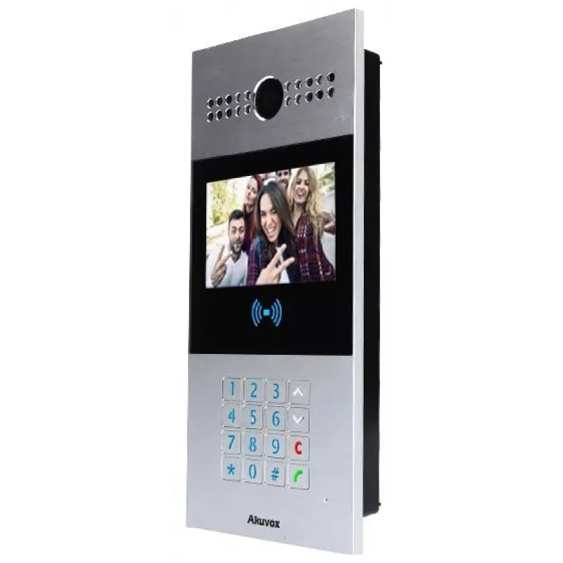AKUVOX AKV-R28A IP-deurstation met 7-inch touchscreen, gezichtsherkenning en PoE