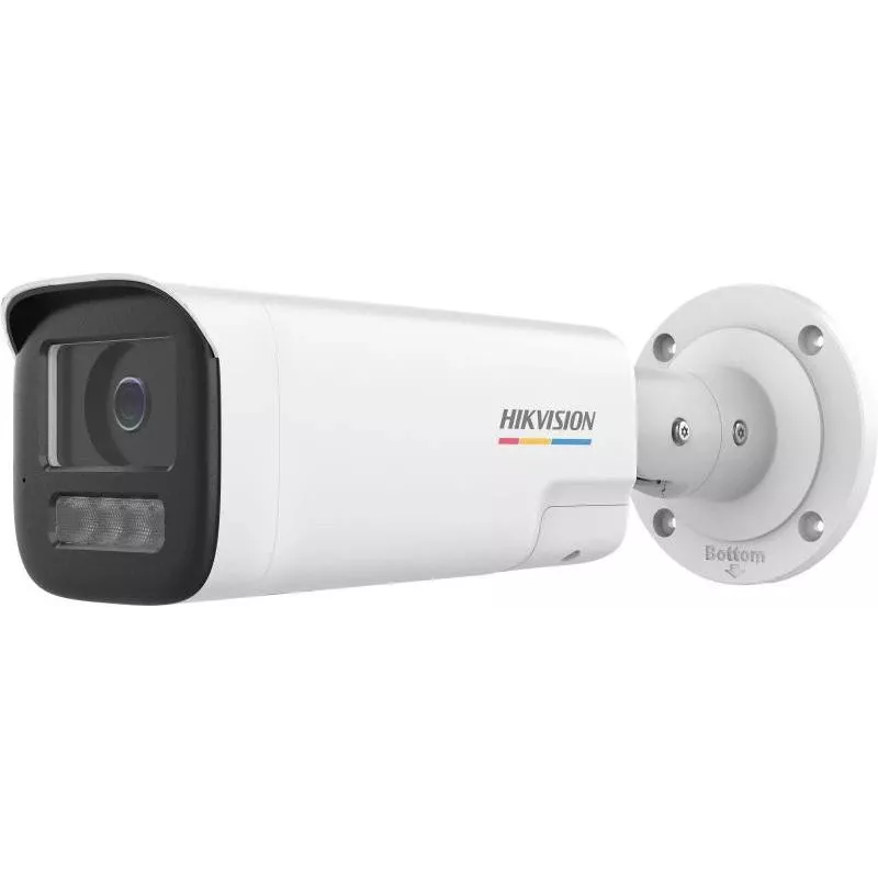 Hikvision DS-2CD1B47G3H-LIUF/SRB(2.8mm) 4MP ColorVu IP-camera met witlicht, ingebouwde microfoon, MicroSD, PoE