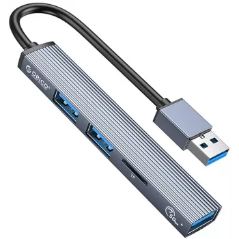 ORICO USB 3.0 4-poorts USB-A hub, 5Gbps, zwart