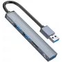 ORICO USB 3.0 4-poorts USB-A hub, 5Gbps, zwart