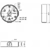 Dahua PFA136 aansluitdoos-montagebeugel voor domecamera's, wit, IP66