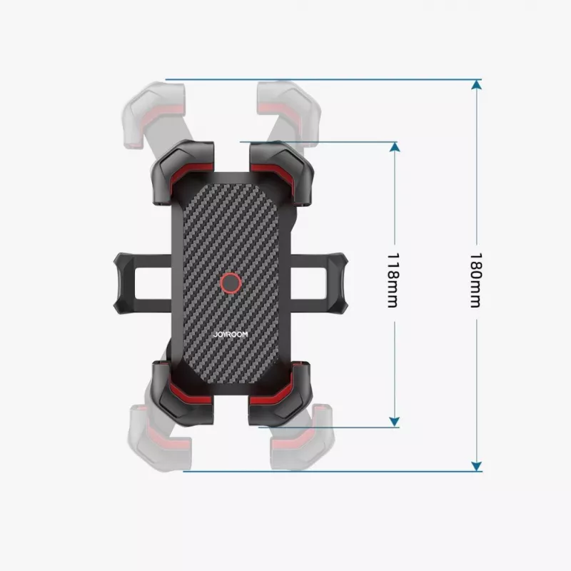 JOYROOM motorfiets telefoonhouder zwart (JR-ZS288-m)