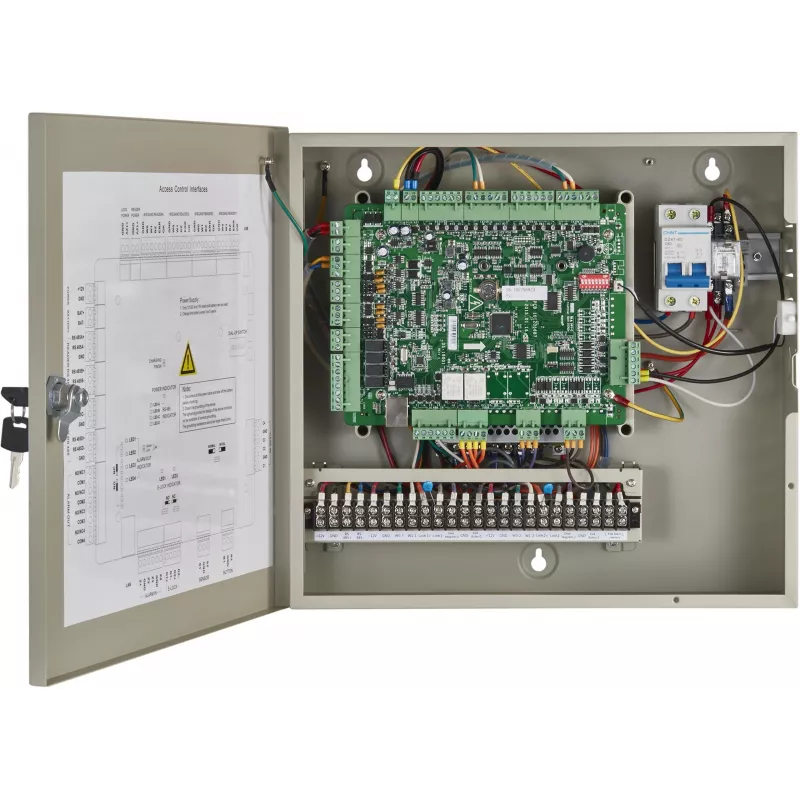 Hikvision DS-K2602T toegangscontroller, 2-deurs, TCP/IP, RS-485, Wiegand