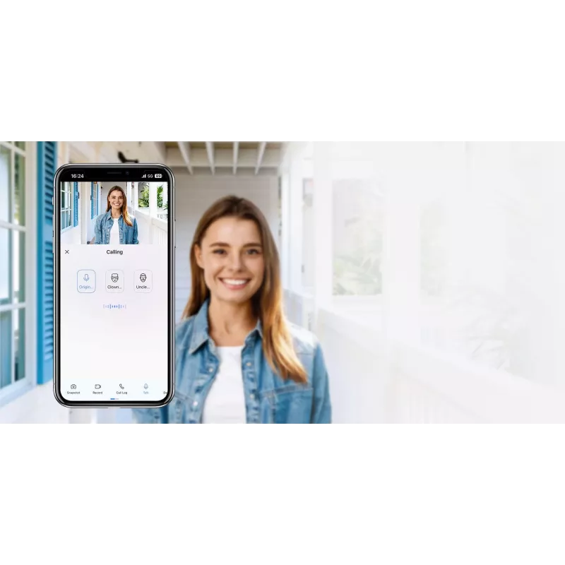EZVIZ EP4 8MP Wi-Fi digitale deurspion goud