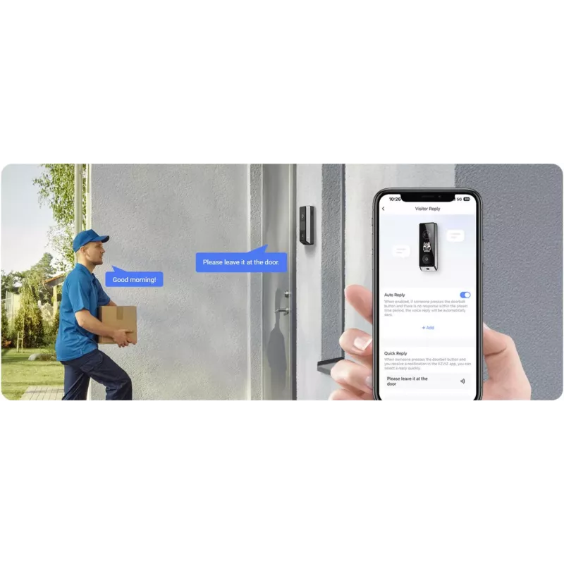 Ezviz EP8 Ultra 6MP+2MP Wi-Fi videodeurbel