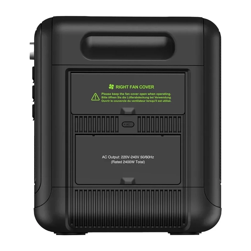 FOSSIBOT F2400 2400W laadstation, zwart