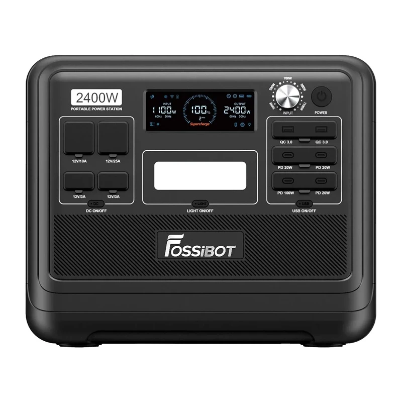 FOSSIBOT F2400 2400W laadstation, zwart
