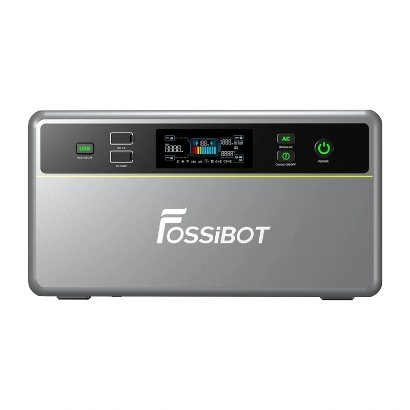 FOSSIBOT FBP1200 1200W Draagbaar powerstation (groen)