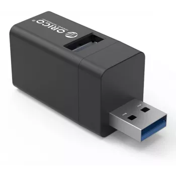 ORICO Mini 3-poorts USB 3.0-hub aluminium (5 Gbps, 3x USB-A)