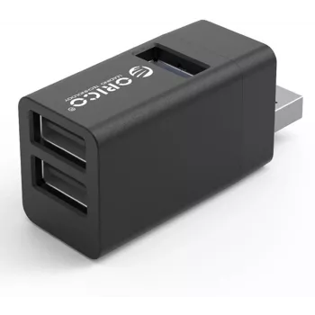 ORICO Mini 3-poorts USB 3.0-hub aluminium (5 Gbps, 3x USB-A)