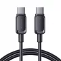 Joyroom USB-C naar USB-C snellaadkabel S-CC100A141B 120cm 60W 5A zwart