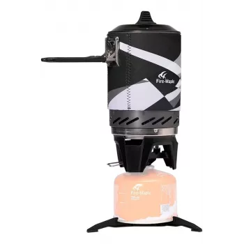 FIREMAPLE FMS-X2-Black Geïntegreerd outdoor-kooksysteem