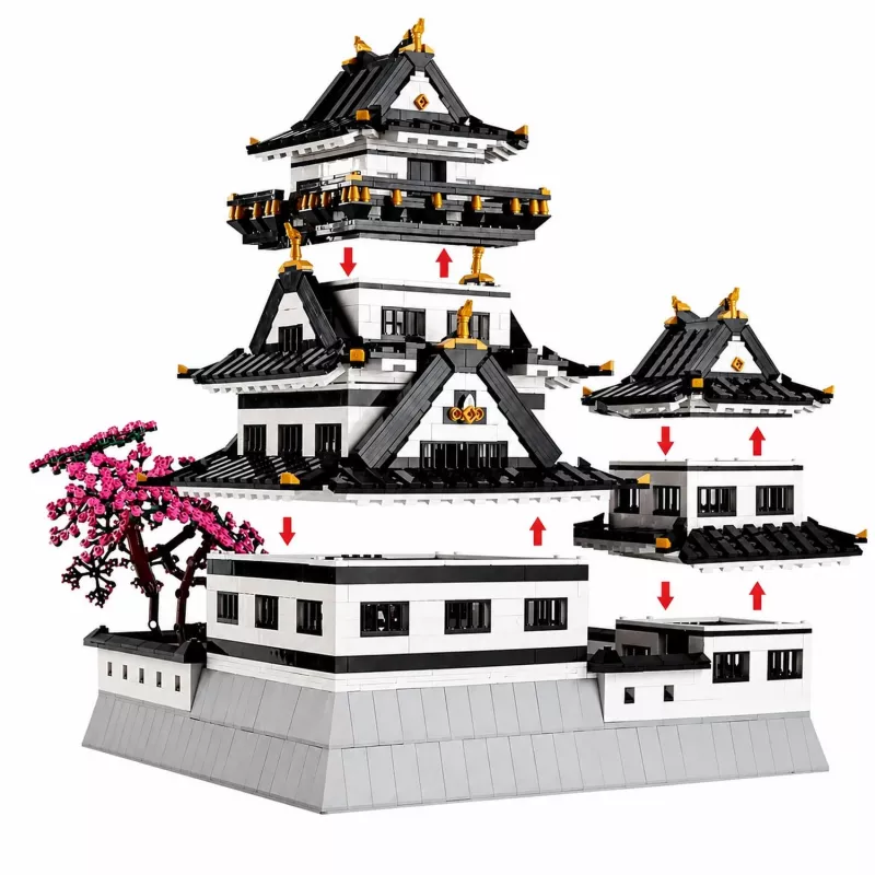 Mould King Himeji-Jo Castle 22006 Bouwstenenset (3086 onderdelen)