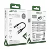 Acefast USB-C naar 3,5 mm J12 audio-adapter Zwart