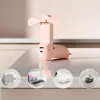 Jisulife Life8 Handheld Fan draagbare USB-ventilator met powerbank 2000mAh en zaklamp - roze