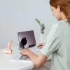 Jisulife Life8 Handheld Fan draagbare USB-ventilator met powerbank 2000mAh en zaklamp - roze