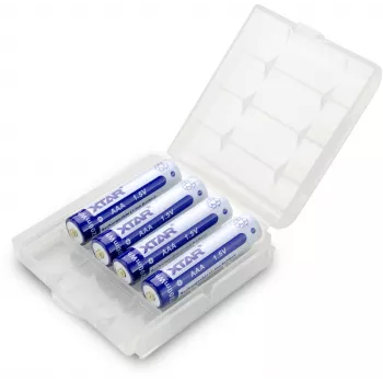 XTAR AAA 1,5 V 750 mAh oplaadbare Li-ion-accu (4-pack) met bescherming