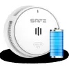 SAFE 10Y30-PRO fotoelektrische rookmelder met 10-jaars batterij, wit