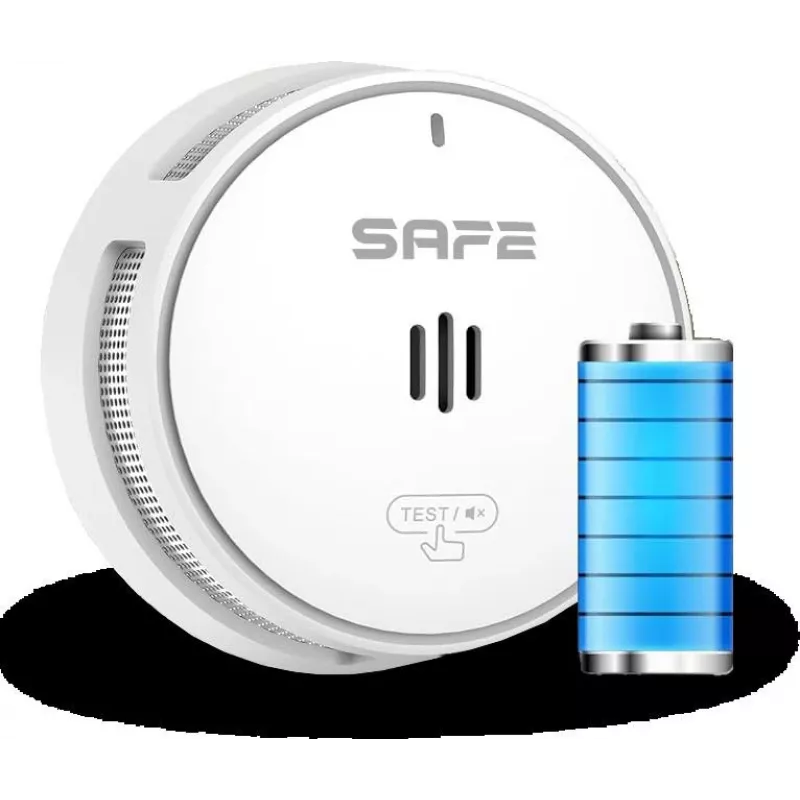 SAFE 10Y30-PRO fotoelektrische rookmelder met 10-jaars batterij, wit
