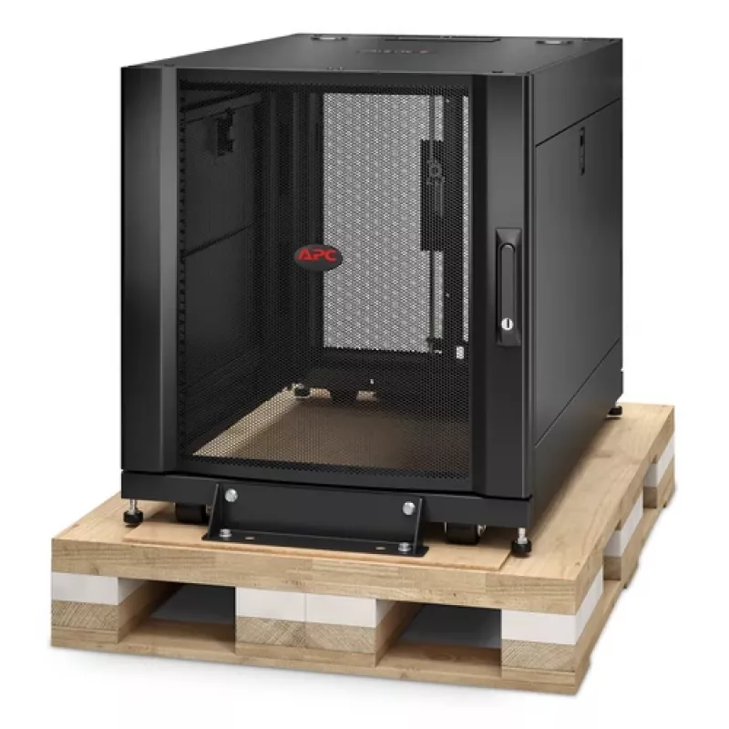 APC NetShelter SX 12U serverrack behuizing 600mm x 900mm met zijwanden zwart shock-verpakking