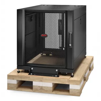 APC NetShelter SX 12U serverrack behuizing 600mm x 900mm met zijwanden zwart shock-verpakking