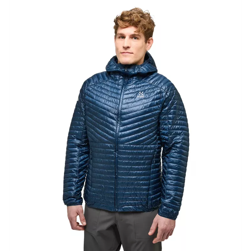 Haglöfs L.I.M. Mimic Hood isolatiejack - Tarn Blue