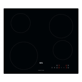 AEG IB6420ACB inductiekookplaat, 4 zones, touch-slider, 7000 W, zwart